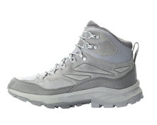 Jack Wolfskin Wanderschuhe Cyrox Texapore Mid (Leder/Textil, wasserdicht) grau Herren