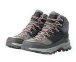 Jack Wolfskin Wanderschuhe Cyrox Texapore Mid (Leder/Textil, wasserdicht) grau Damen