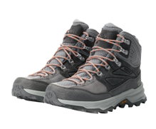 Jack Wolfskin Wanderschuhe Cyrox Texapore Mid (Leder/Textil, wasserdicht) grau Damen