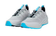 Jack Wolfskin Wanderschuhe PS Trail Knit Low (Fast-Hiking, leicht) hellgrau/türkis Herren