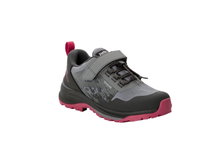 Buty trekkingowe Jack Wolfskin Villi Hiker Texapore Low (wodoodporne, oddychające) ciemnoszare/różowe dziewczęce
