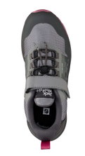 Buty trekkingowe Jack Wolfskin Villi Hiker Texapore Low (wodoodporne, oddychające) ciemnoszare/różowe dziewczęce