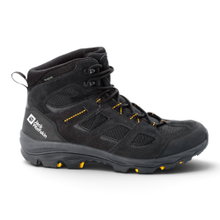 Jack Wolfskin Wanderschuhe Vojo 3 Texapore Mid (wasserdicht, atmungsaktiv) schwarz/gelb Herren