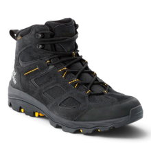 Jack Wolfskin Wanderschuhe Vojo 3 Texapore Mid (wasserdicht, atmungsaktiv) schwarz/gelb Herren