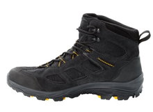 Jack Wolfskin Wanderschuhe Vojo 3 Texapore Mid (wasserdicht, atmungsaktiv) schwarz/gelb Herren