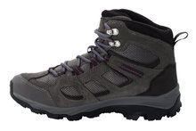 Jack Wolfskin Wanderschuhe Vojo 3 Texapore Mid (wasserdicht, atmungsaktiv) dunkelgrau/pink Damen