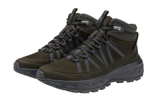Jack Wolfskin Wanderschuhe Wild Hike Texapore Mid (wasserdicht) braun/schwarz Herren