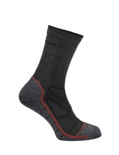 Jack Wolfskin Wandersocke Crew Vojo CL (geruchshemmend, schnelltrocknend) dunkelgrau - 1 Paar