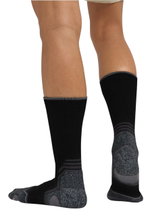 Jack Wolfskin Hiking Sock Hike Merino CL Crew (Merino Wool Blend, Breathable) black - 1 Pair