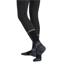 Jack Wolfskin Wandersocke Trek Merino CL Crew (Merinowolle-Mischung, atmungsaktiv) schwarz - 1 Paar