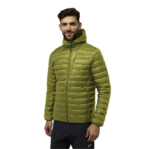 Jack Wolfskin Winter-Daunenjacke Passamani 2026 (sehr warm,wasserdicht, winddicht) khakigrün Herren