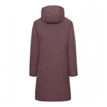 Jack Wolfskin Winter-Daunenmantel Fiora Bay Coat (winddicht, wasserdicht) plum Damen