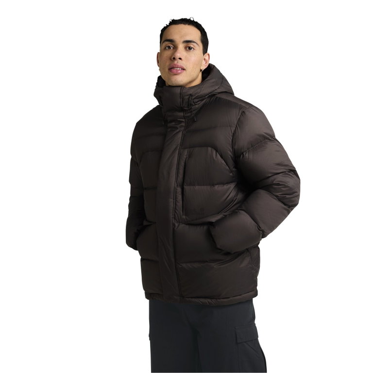 Jack Wolfskin Winter-Daunenjacke Icy Hill (sehr warm, winddicht) braun Herren