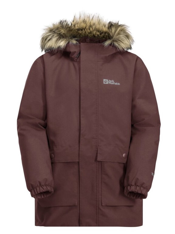 Jack Wolfskin Winterjacke Cosy Bear 3in1 Parka (mit Fleece-Innenjacke, wasserdicht) berrypink Mädchen (164-176)