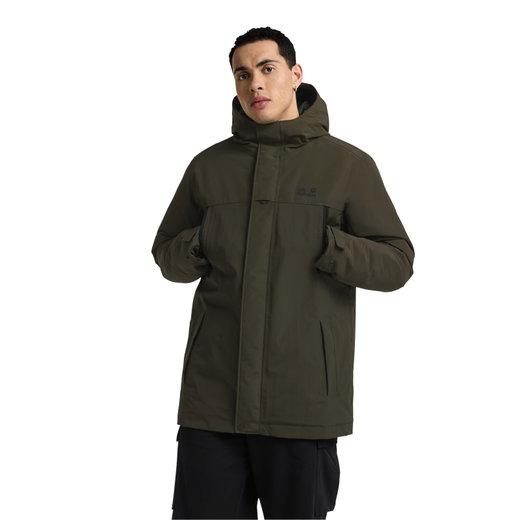 Jack Wolfskin Winterjacke Glacer Shield (wasserdicht, atmungsaktiv, warm) braun Herren