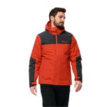 Jack Wolfskin Winterjacke Jasper (sehr wasser- und winddicht, atmungsaktiv) rot Herren