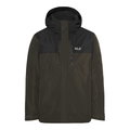 Jack Wolfskin Winterjacke Jasper Pro 3in1 (wasserdicht, winddicht, atmungsaktiv) dunkelgrün/schwarz Herren