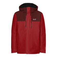 Jack Wolfskin Winter Jacket Jasper Pro 3in1 (waterproof, windproof, breathable) red men's
