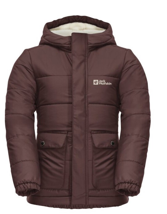 Jack Wolfskin Winterjacke Snow Fox (Fleece-Innenseite, winddicht, wasserabweisend) berrypink Kinder (164-176)
