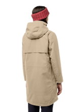 Jack Wolfskin Wintermantel Baylight 3in1 Coat (wasserdicht, winddicht) hellbraun Damen