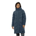 Jack Wolfskin Wintermantel Marienplatz Coat (winddicht, sehr wasserabweisend) blau Damen