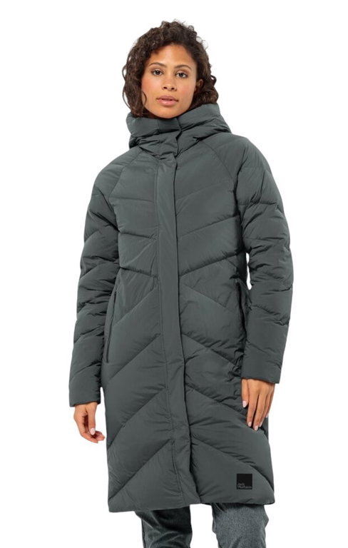 Jack Wolfskin Winter Coat Marienplatz (windproof, highly water-repellent) dark green Ladies