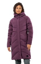 Jack Wolfskin Wintermantel Marienplatz Coat (winddicht, sehr wasserabweisend) violett Damen