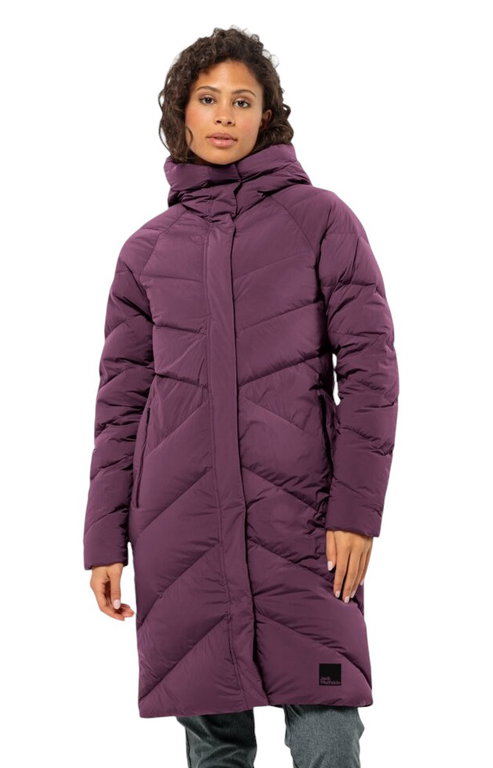 Jack Wolfskin Wintermantel Marienplatz Coat (winddicht, sehr wasserabweisend) violett Damen