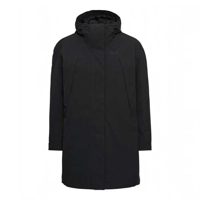 Kurtka zimowa Jack Wolfskin Ice Flare (wiatroszczelna, wodoodporna) phantomgray dla kobiet