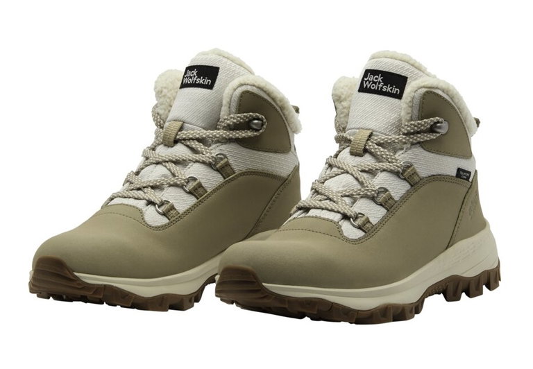 Jack Wolfskin Winterschuhe Everquest Mid Texapore (warm, wasserdicht, PFC-Frei) beige Damen