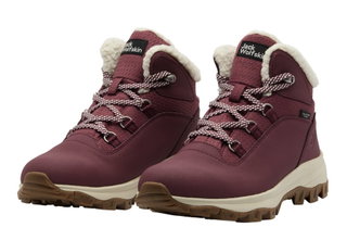Jack Wolfskin Winterschuhe Everquest Mid Texapore (warm, wasserdicht, PFC-Frei) weinrot Damen
