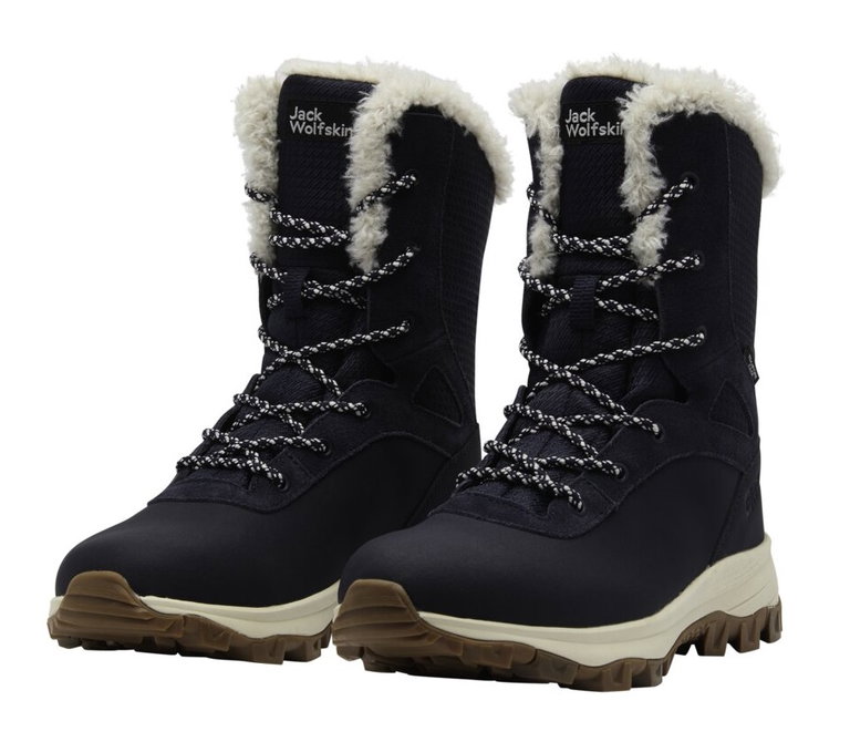 Jack Wolfskin Winterschuhe Everquest Snow High Texapore (warm, wasserdicht, PFC-Frei) navyblau Damen