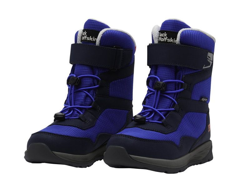 Jack Wolfskin Winterstiefel Polar Bear-B Texapore High VC (wasserdicht, atmungsaktiv) blau/navyblau Jungen
