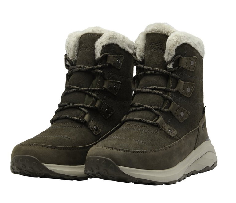 Jack Wolfskin Winterstiefel Dromoventure Texapore High (Texawarm-Isolierung, wasserdicht) braun Damen