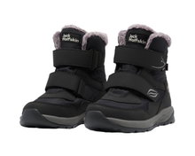 Jack Wolfskin buty zimowe Polar Bear-G Texapore Mid VC (wodoodporne, oddychające) czarne dla dziewczynek.
