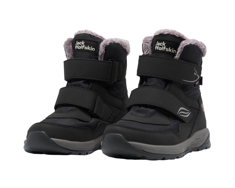 Jack Wolfskin Winterschuhe Polar Bear-G Texapore Mid VC (wasserdicht, atmungsaktiv) schwarz Kleinkinder Mädchen