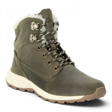 Jack Wolfskin Winterstiefel Queenstown City Texapore Mid (Leder, wasserdicht) mossgrün Damen