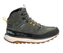 Jack Wolfskin Wanderschuhe Terraquest Mid Texapore (PFC-Frei, wasserdicht) dunkelgrün Herren