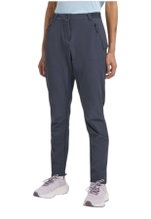 Jack Wolfskin Softshell Hiking Trousers Geigelstein Slim Pant (water-repellent, breathable) graphite grey Ladies