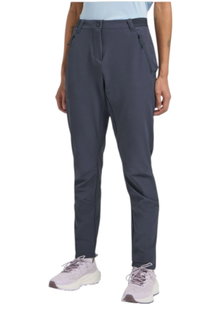 Jack Wolfskin Softshell-Wanderhose Geigelstein Slim Pant (wasserabweisend, atmungsaktiv) graphitegrau Damen