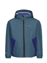 Kurtka zimowa Jack Wolfskin Iceland 3w1 (wodoodporna, wiatroszczelna, z wewnętrzną kurtką polarową) 2026 niebieska dziecięca (164-176)