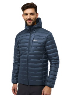 Jack Wolfskin Winter-Daunenjacke Passamani 2025 (sehr warm,wasserdicht, winddicht) nachtblau Herren