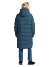 Jack Wolfskin Winter Down Coat Frozen Palace Coat 2025 (windproof, water-repellent) blue ladies