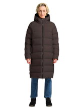 Jack Wolfskin Winter Down Coat Frozen Palace Coat 2025 (windproof, water-repellent) dark brown ladies