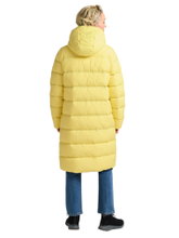 Jack Wolfskin Winter-Daunenmantel Frozen Palace Coat 2025 (winddicht, wasserabweisend) gelb Damen