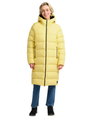 Jack Wolfskin Winter-Daunenmantel Frozen Palace Coat 2025 (winddicht, wasserabweisend) gelb Damen