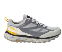 Jack Wolfskin Alltag-Travelschuhe Terraventure Texapore Low (wasserdicht, atmungsaktiv) silbergrau Herren