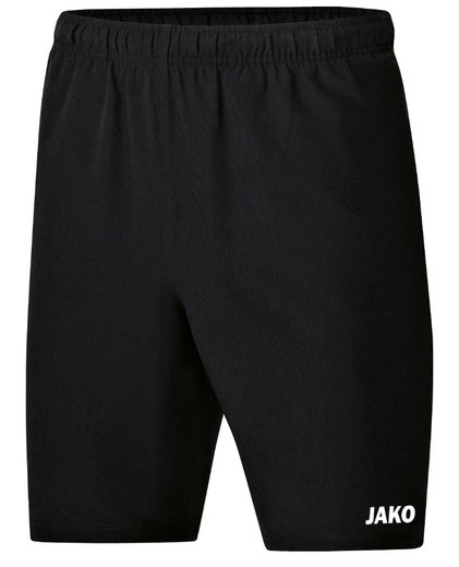 JAKO Sporthose Short Classico (Stretch-Micro-Twill, Seitentaschen) schwarz Kinder