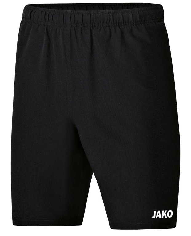 JAKO Sporthose Short Classico (Stretch-Micro-Twill, Seitentaschen) schwarz Kinder