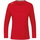 JAKO Sport-Langarmshirt Run 2.0 (100% Polyester, atmungsaktiv) rot Damen